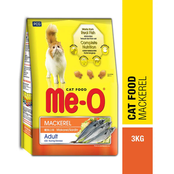 Me-O Adult Dry Cat Food Mackerel