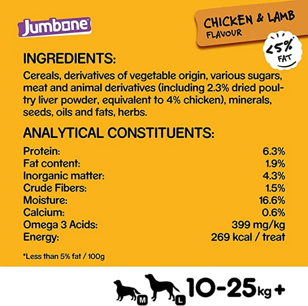 Pedigree Jumbone Adult Dog Treats – 180 g