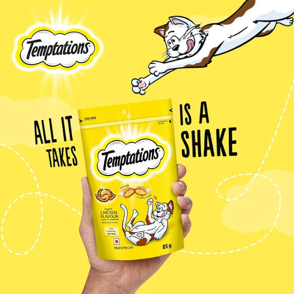 Temptations Cat Treats Tasty Chicken Flavor - Delicious & Crunchy
