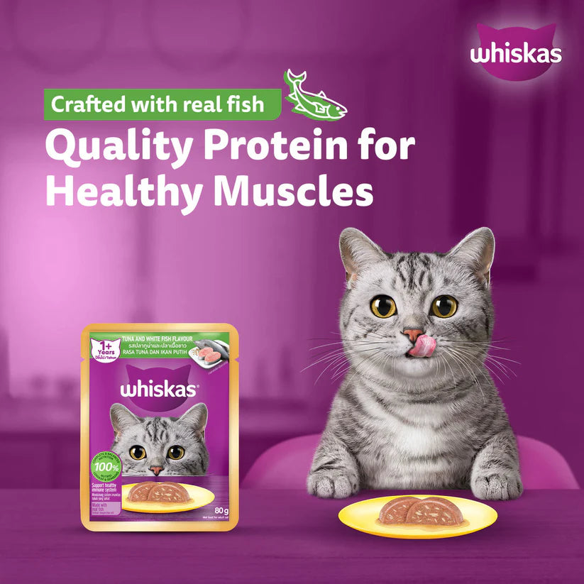Whiskas Tuna & White Fish Cat Wet Food