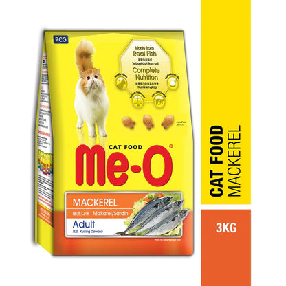 Me-O Adult Dry Cat Food Mackerel
