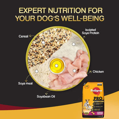 Pedigree PRO Small Breed Starter Dry Dog Food, 3 kg (Pack of 1)