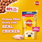 Pedigree Adult Chicken & Liver Chunks Wet Dog Food – 120g