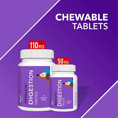 Drools Absolute Digestive Supplement Tablets for Dogs