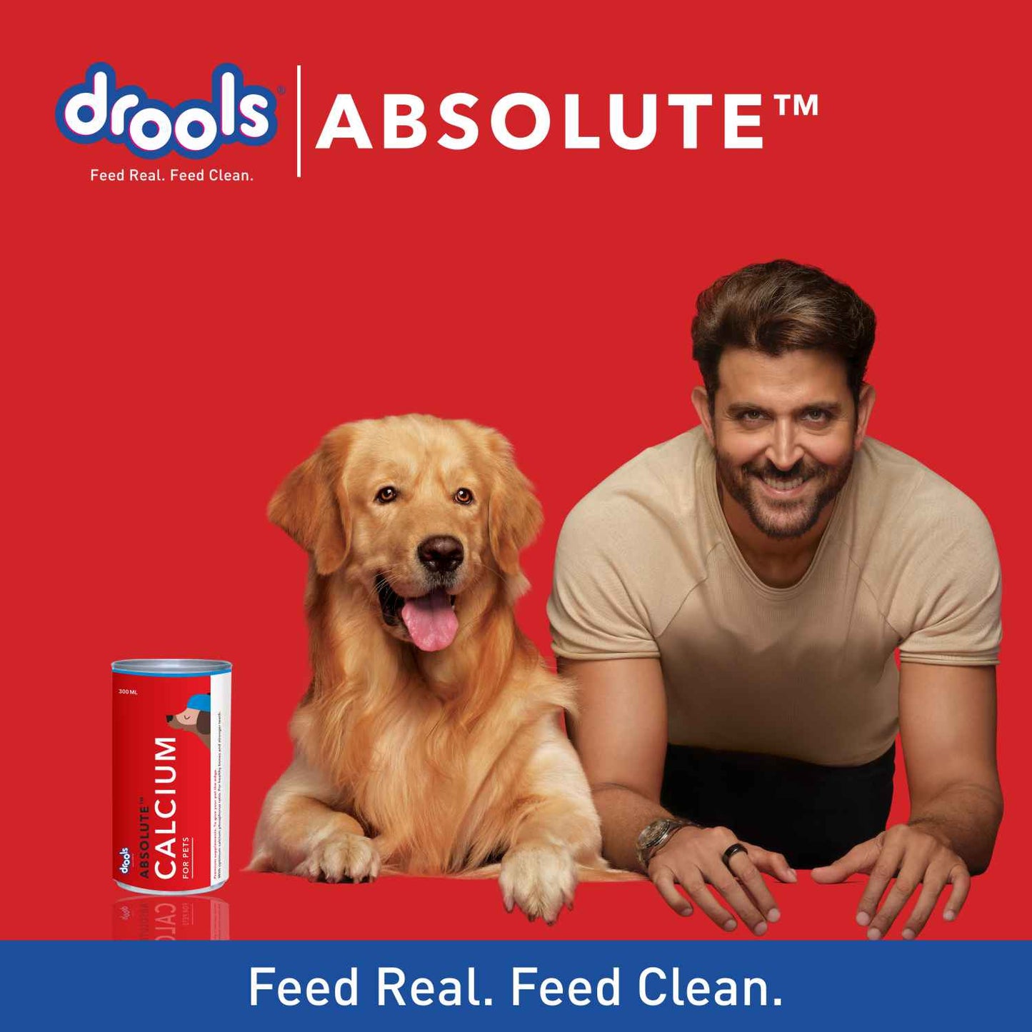 Drools Absolute Calcium Oil Syrup Supplement for Dogs and Cats - 300ml