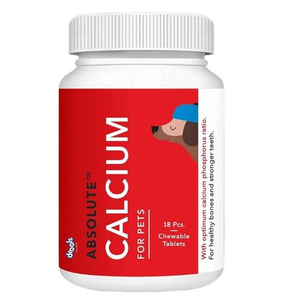 Drools Absolute Calcium Dog Supplement Tablets
