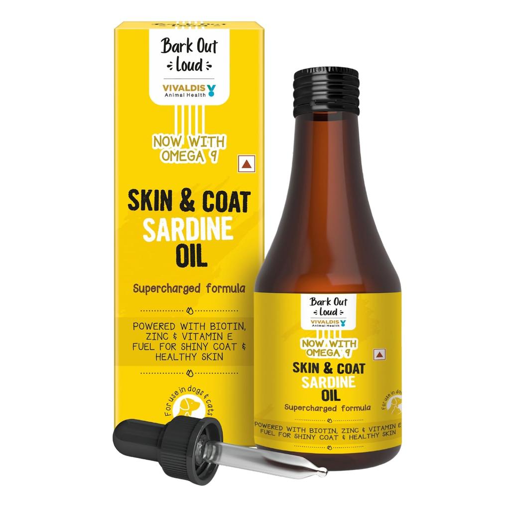 BARK OUT LOUD SKIN & COAT SARDINE OIL 200ML
