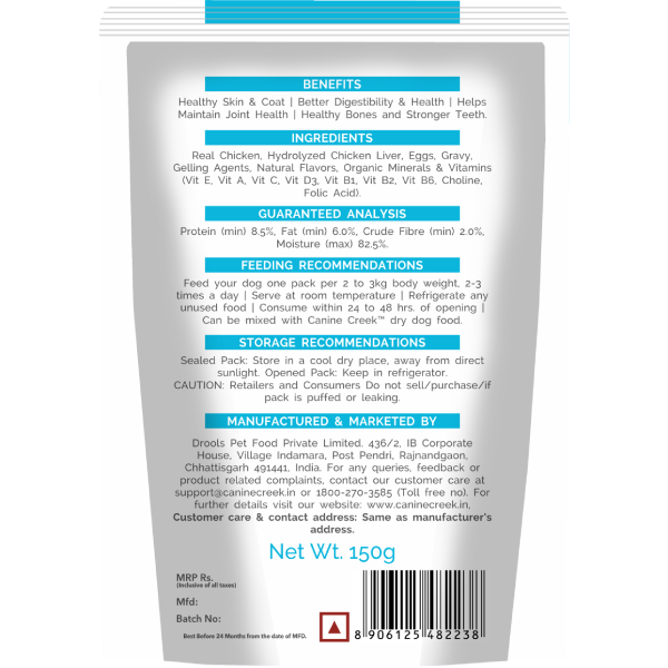 Canine Creek Ultra Premium Adult Wet Dog Food – 150 g
